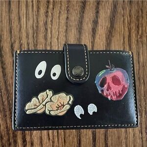 Disney X Coach Accordion Card Case with Spooky Eyes Print - A Dark Fair Tale